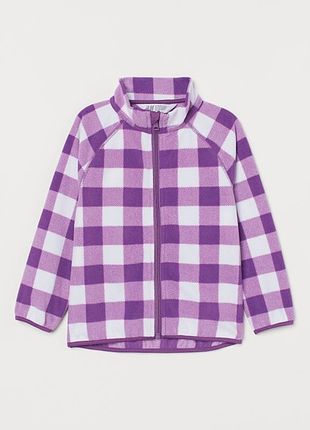 Флісова кофта для дівчини h&m