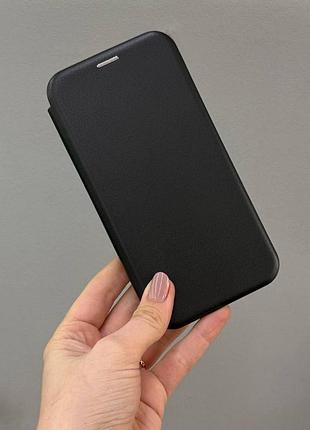 Защитный чехол-книжка для samsung а25 5g, качественный чехол-книжка для телефона samsung а25 5g с защитой экрана (черный)