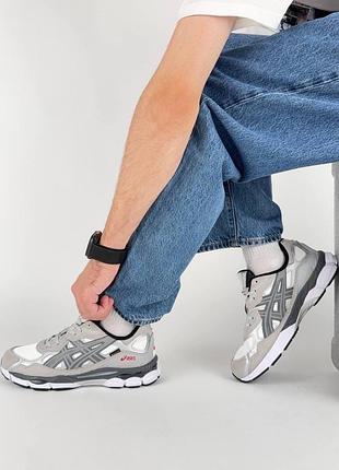 Водонепроникні кросівки asics gel-nyc gtx ash grey metallic