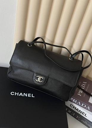 Нова поставка чорна сумка срібна фурнітура два розміри chanel червона всередині