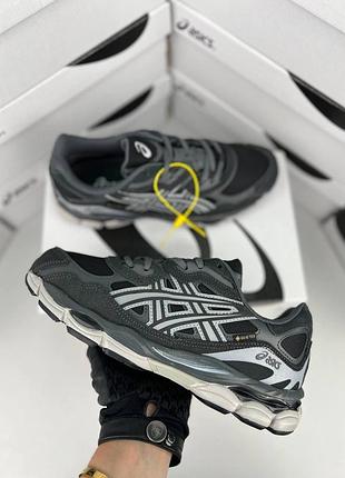 Водонепроникні кросівки asics gel-nyc gtx grey white