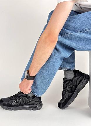 Водонепроникні кросівки asics gel-nyc gtx all black
