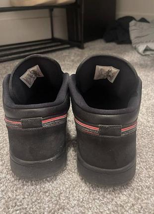 Nike air jordan 1 low black red orbit