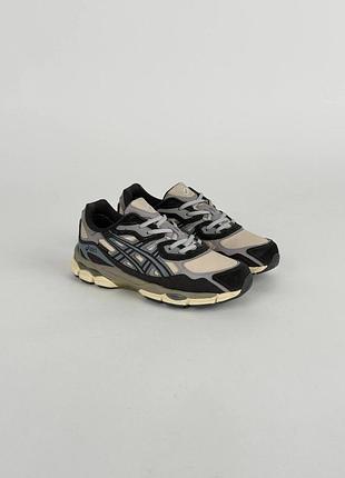 Водонепроникні кросівки asics gel-nyc gtx beige grey black