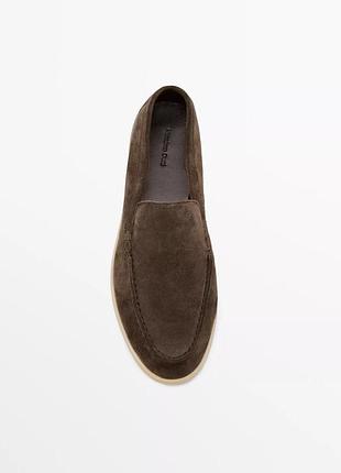 Жіночі шкіряні лофери massimo dutti 3