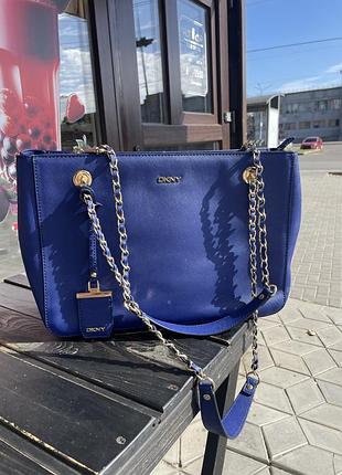 Сумка жіноча dkny синя