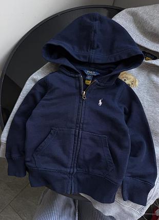 Худі кофта толстовка свитер свитшот реглан худи polo ralph lauren темно-синє