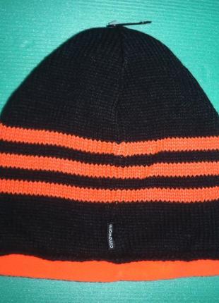 Тепла двостороння шапка adidas winter sport beanie sp8 фото