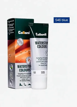 Крем для обуви collonil 33030001546 waterstop blue синий a467 для ухода за обувью и защиты от воды 75 мл