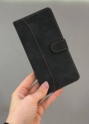 Захисний чохол-книжка для samsung а25 5g,якісний чохол-книжка для телефона samsung а25 5g із захистом екрана (графіт)