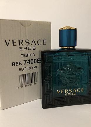 Versace eros eau de toilette 100 ml.
оригінальний тестер/технічна коробка.