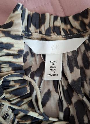 Красива блуза в  леопардовий принт h&m 8