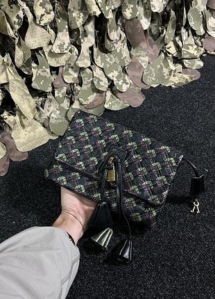 Шкіряна сумка клатч marc jacobs оригінал італія, брендова стьобана сумочка з замком lampo / s09 610