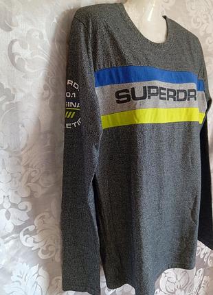 Мужская кофта, лонгслив, superdry, l 4