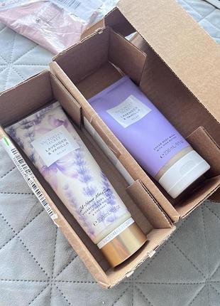 Набор lavender and vanilla виктория сикрет victoria's secret лосьон гель для душа 2