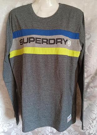 Мужская кофта, лонгслив, superdry, l 3
