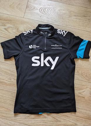 Велоджерсі / велофутболка rapha team sky (оригінал)