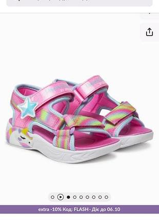Босоніжки skechers unicorn dreams sandal-dreamy unicorns рожевий р 35,5 уст 23 см