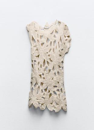 Коротка асиметрична сукня zara