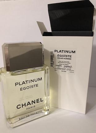 Chanel egoiste platinum eau de toilette 100 ml.
оригінальний тестер/технічна коробка.