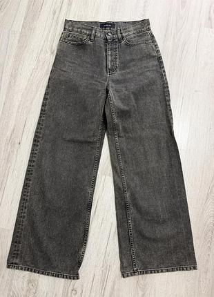 Джинси палаццо massimo dutti широкі сірі s / 36