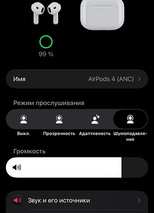 Airpods 4 (anc) оригинал 4