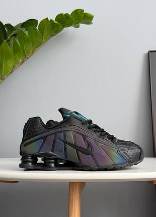 Nike shox r4 se black seaweed 3