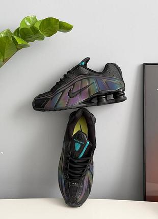 Nike shox r4 se black seaweed 5