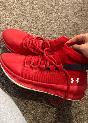 Кросівки чоловічі under armour червоні, 44 розмір, 28 см