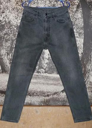 Звужені сірі джинси "levis line 8" slim w34 l30 пояс-87-88 см.