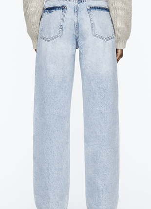Голубые джинсы zara 5