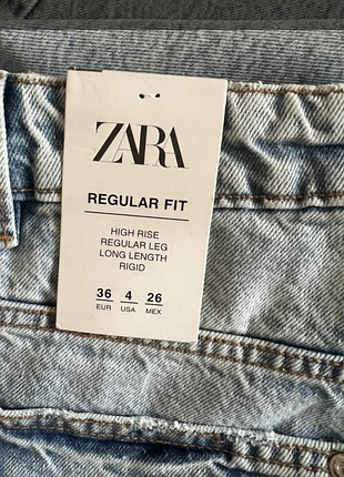 Голубые джинсы zara 8