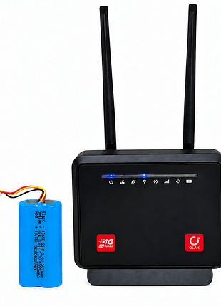 4g роутер 593e wi-fi олакс olax mc60 с sim-картой аккумулятором 5200 маг модем с сетевыми портами lan/wan