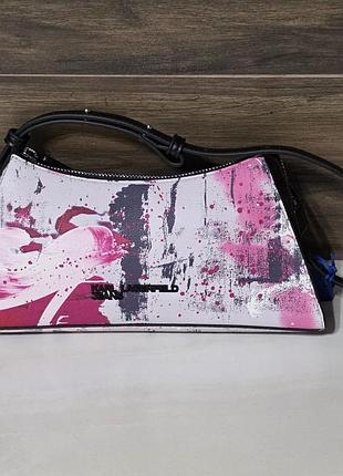 Новая оригинальная сумка karl lagerfeld jeans klj logo sm shoulder bag aop