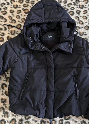 Куртка жіноча cropp коротка чорна