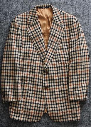 Пиджак твидовый daks wool blazer оригинал made in great britain