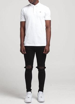 Tommy hilfiger чоловіче поло, біле поло 3