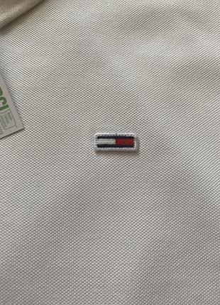 Tommy hilfiger чоловіче поло, біле поло 7