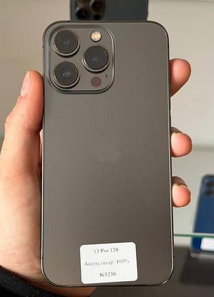 ✔️ iphone 13 pro 128 gb (код:5230)  🔋 акумулятор: 100% 🏷 роботоздатність: 100%