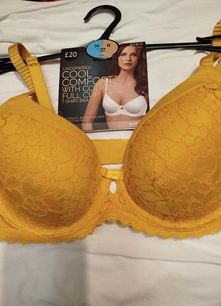 Бюстгальтер жіночий marks & spencer cool comfort жовтий 80в