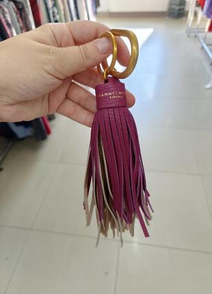 Кожаный брелок-кистица от итальянского бренда gianni chiarini firenze