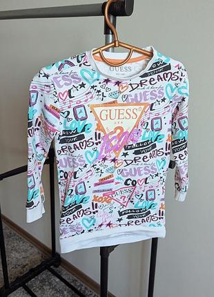 Свитшот туника guess 2р кофта брендовая