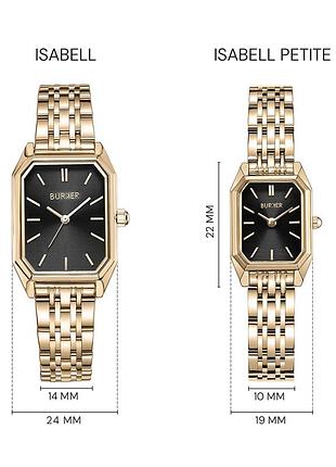 Годинник жіночий burker isabell petite gold black