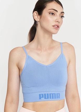 Спортивний топ жіночий puma evoknit crop l/m