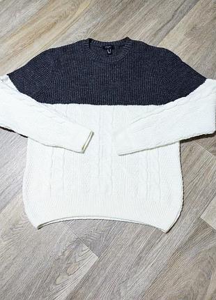 Чоловічий теплий светр new look, розмір l.