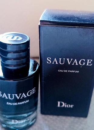 Мініатюра christian dior sauvage eau de parfum.оригінал.
