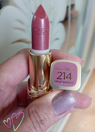 L'oréal помада тон 214