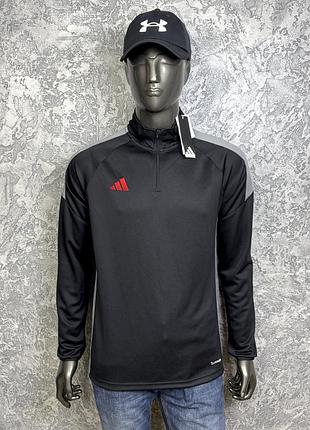 Adidas climacool slim fit кофта лонгслив m размер спортивная черная