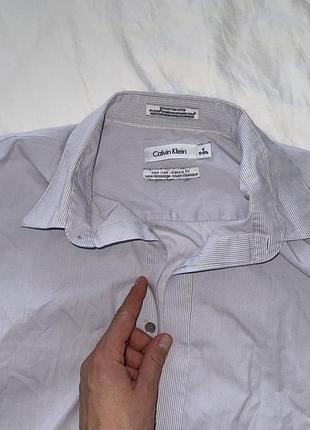 Сорочка calvin klein чоловіча блакитна 3
