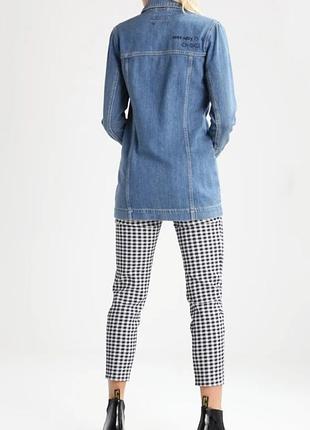 Джинсовый жакет\ джинсовый пиджак <b genuine denim co / удлиненный/приталенный 🍁 размер s/m 8